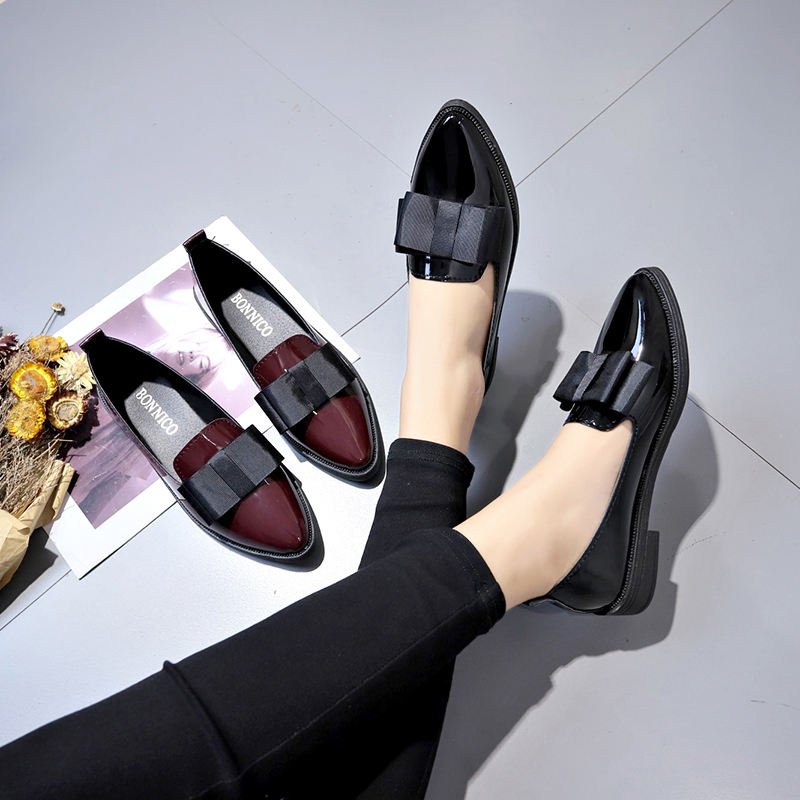 Black/ Wine Red Patent Leather - огляд і ціна Women'S Shoes