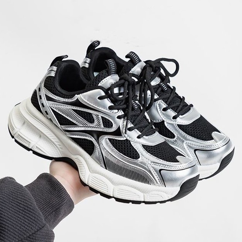 6 Styles Knitted Fabric Mesh S - огляд і ціна Knit Fabric Lace Up Sneakers