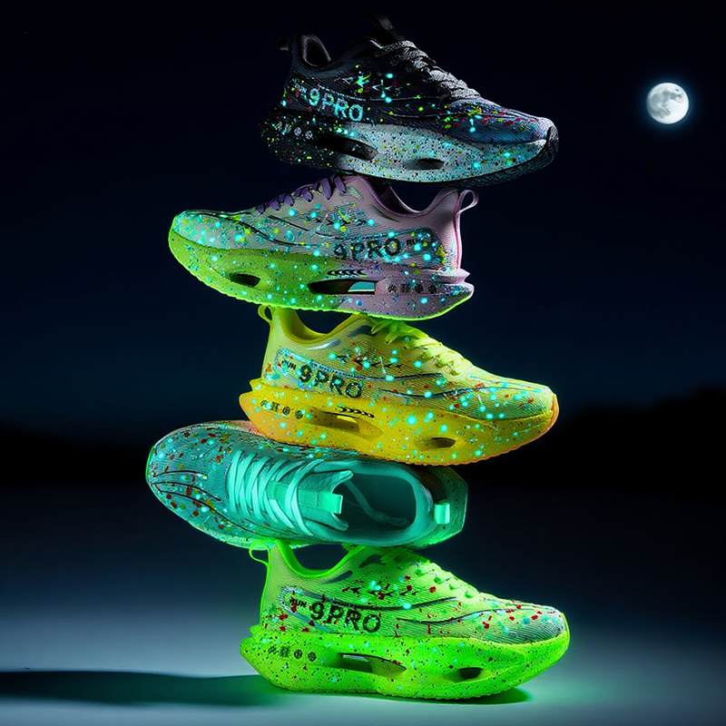 New Soft Sole Cushioning Men's - огляд і ціна Reflective Night Running Shoes